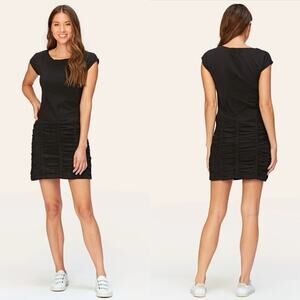 Wearables XCVI Aviana mini Dress black size Medium coastal Lagenlook Minimalist